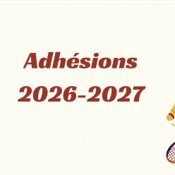 Adhésions Saison 2026/2027